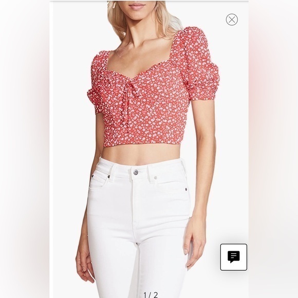 Bardot Ditsy Floral Too Size Small - Picture 1 of 6